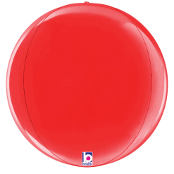 Westcoast Balloon 25051 Dimensionals Red Mini Globe