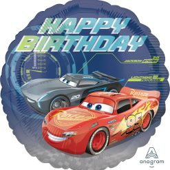 Westcoast Balloon 35366 Cars Happy Birthday