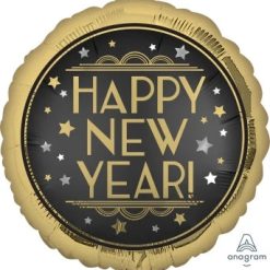 Westcoast Balloon 42062 Vintage Satin New Year