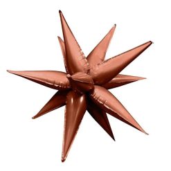 Westcoast Balloon 91924 Exploding Star Large Chocolate