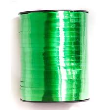 Westcoast Balloon Metallic Curling Ribbon - Green Uncrimped