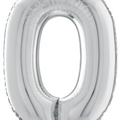 Westcoast Balloon 18840SP Number 0 Silver 28 Megaloon