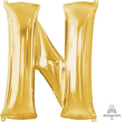 Westcoast Balloon 32974 Letter N Gold