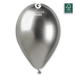 Westcoast Balloon 128956 Gemar Shiny Silver 13 Round (25Ct)