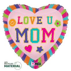 Westcoast Balloon 26438 Love You Mom Patches