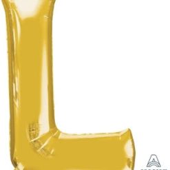 Westcoast Balloon 32970 Letter L Gold