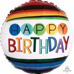 Westcoast Balloon 34429 Rainbow Birthday