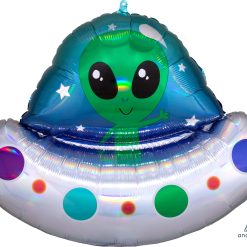 Westcoast Balloon 41195 Space Ship Iridescent