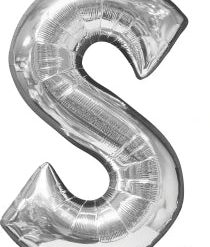 Westcoast Balloon 35239 Symbol $ Silver