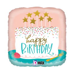 Westcoast Balloon 26118 Birthday Confetti Cake