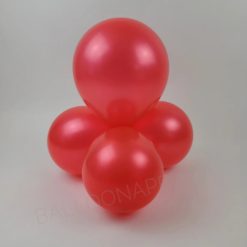 Westcoast Balloon Econo Pearl Metallic Red 11-12 Round (100Ct)