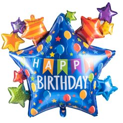 Westcoast Balloon 93517 Birthday Stars