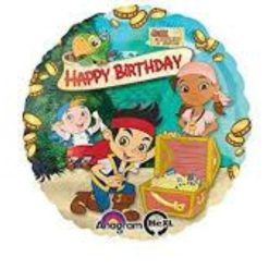 Westcoast Balloon 29006 Jake & The Neverland Pirates Happy Birthday