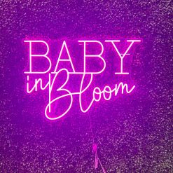Westcoast Balloon Baby In Bloom Pink Neon Sign Rental