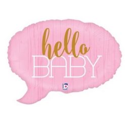 Westcoast Balloon 35692 Hello Baby Pink