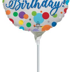 Westcoast Balloon 45895 Happy Birthday Orbs