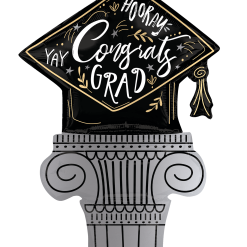 Westcoast Balloon 47583 Grad Cap Achievement Burst