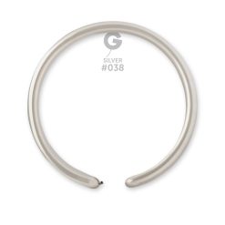 Westcoast Balloon 213805 Metallic Silver 160G (50Ct)