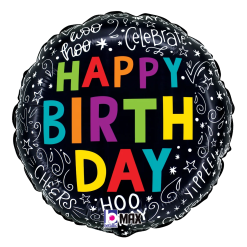 Westcoast Balloon 26277 Birthday Doodles