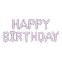Westcoast Balloon FB6T Happy Birthday - Purple