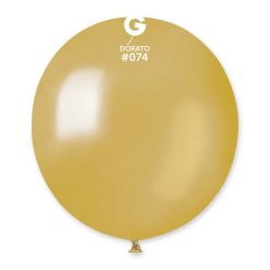 Westcoast Balloon 157451 Gemar Metallic Dorato 19 Round (25Ct)