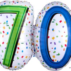 Westcoast Balloon 34448 Rainbow Birthday 70