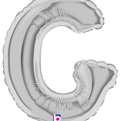 Westcoast Balloon 14907S Air Fill Letter G Silver 7 In