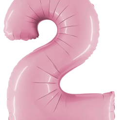 Westcoast Balloon 15842MP Megaloons Number 2 Pastel Pink