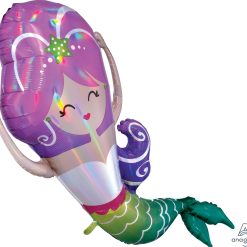 Alternative view of Westcoast Balloon 39377 Iridescent Mermaid
