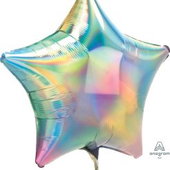Alternative view of Westcoast Balloon 39407 Iridescent Pastel Rainbow Star