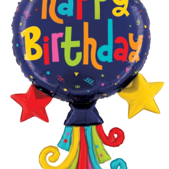 Westcoast Balloon 25357 Balloon Streamers Birthday