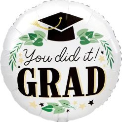 Westcoast Balloon 44208 Satin You Did It Ivy Grad