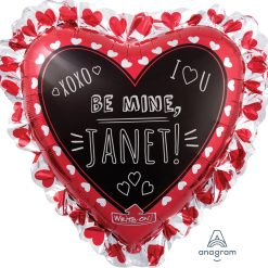 Alternative view of Westcoast Balloon 32508 Heart Blackboard