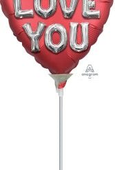 Westcoast Balloon 38799 Satin Love You Balloon Letters