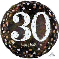 Westcoast Balloon 32134 Sparkling Birthday 30