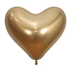 Westcoast Balloon 55348 Reflex Gold 14 Heart (50Ct)