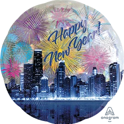 Westcoast Balloon 27267 HNY Skyline