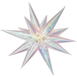 Westcoast Balloon Exploding Star Large Iridescent