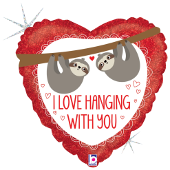 Westcoast Balloon 36927 Love Hanging With You Sloth