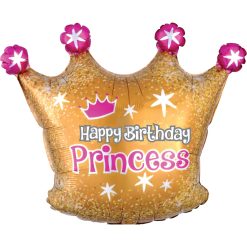 Westcoast Balloon 35663 HBD Gold Crown