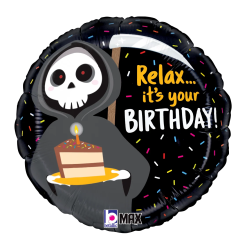 Westcoast Balloon 26372 Grim Reaper Birthday