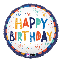Westcoast Balloon 26359 Festive Birthday