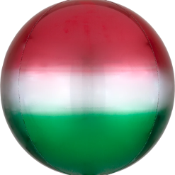 Westcoast Balloon 40214 Ombre Orbz Red & Green