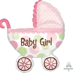 Westcoast Balloon 17896 Baby Buggy Girl
