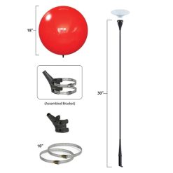 Alternative view of Westcoast Balloon DuraBalloon Light Pole Kit - 1 Balloon