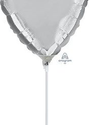Westcoast Balloon 16305 4 Heart - Silver