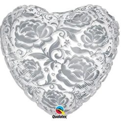 Westcoast Balloon 81662 Crystal Roses & Flowers Silver