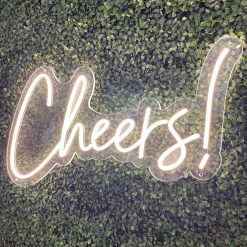 Alternative view of Westcoast Balloon Cheers Neon Sign Rental - White