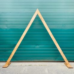 Westcoast Balloon Wood Triangle Arch Rental