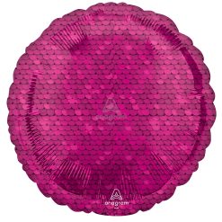 Westcoast Balloon 42198 Bright Pink Sequins
